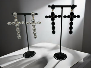 Cross Earrings - 2 colours