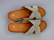 Load image into Gallery viewer, Marbella wedges - silver

