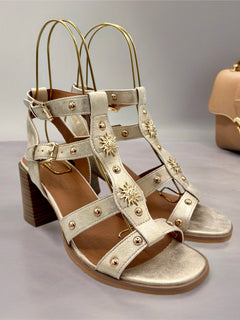 Load image into Gallery viewer, Sunset heels - Champagne
