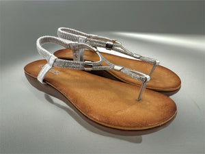 Yasmin sandals - silver