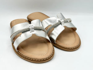 Brittany sliders - silver