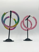 Load image into Gallery viewer, Tube Hoop Earrings 5cms - 2 Colours
