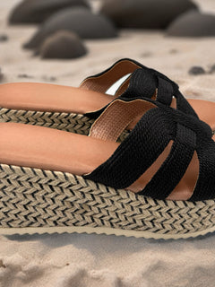 Load image into Gallery viewer, Shirley wedges - Black
