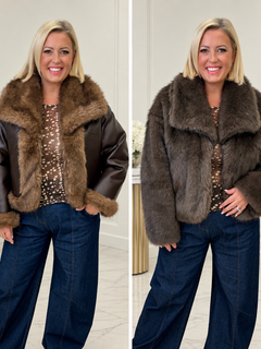 Load image into Gallery viewer, Cherie Reversible Coat
