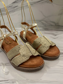 Load image into Gallery viewer, Oasis Sandals - Gold
