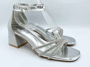 Carina heels - silver