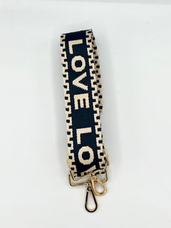 Load image into Gallery viewer, Bag Strap 41 - Love - Navy
