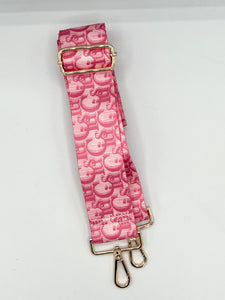 Bag Strap 44 - Pink Print