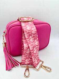 Bag Strap 44 - Pink Print