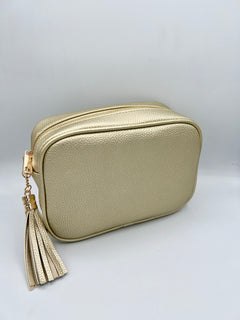 Load image into Gallery viewer, Tassel bag - Gold Metalwork
