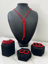 Load image into Gallery viewer, Crystal Necklace with Knot Detail - 11 Colours
