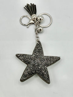Load image into Gallery viewer, Diamanté Star Keyring
