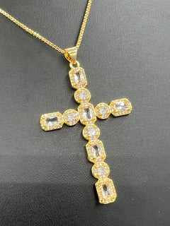 Load image into Gallery viewer, Mary Cross Necklace

