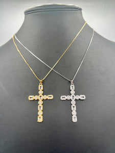 Mary Cross Necklace - 2 Colours