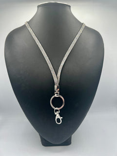 Load image into Gallery viewer, ID Lanyard/Phone Holder - Silver
