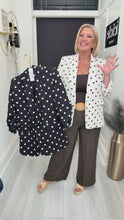 Load and play video in Gallery viewer, Dotty Blazer - 3 Colours, 7 Sizes.

