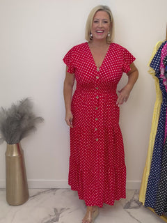 Load and play video in Gallery viewer, Dotty dress
