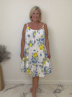Load and play video in Gallery viewer, Lemons Dress
