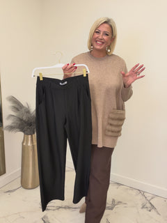 Load and play video in Gallery viewer, Stephanie trousers - 4 sizes
