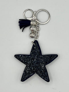 Load image into Gallery viewer, Diamanté Star Keyring
