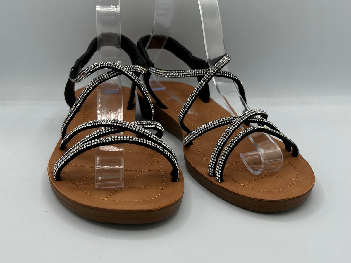 Zoe Sandals - black. SIZE 3s ONLY – Icicle Boutique