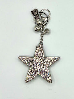 Load image into Gallery viewer, Diamanté Star Keyring
