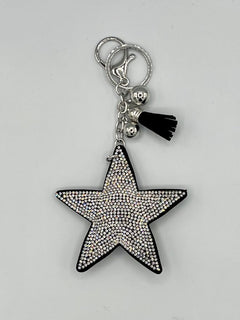 Load image into Gallery viewer, Diamanté Star Keyring
