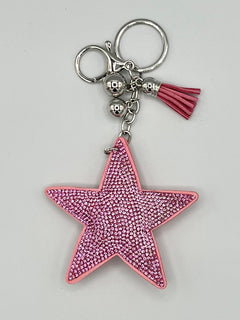 Load image into Gallery viewer, Diamanté Star Keyring
