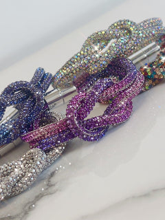Load image into Gallery viewer, Crystal Magnetic Bracelet with Knot
