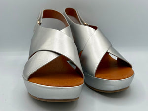 Clara wedges - silver