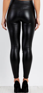 Gaby High waist leather look leggings - 2 colours