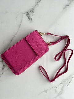 Load image into Gallery viewer, Phone Bag - Fuchsia
