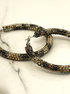 Load image into Gallery viewer, Tube Hoop Earrings 5.5cms
