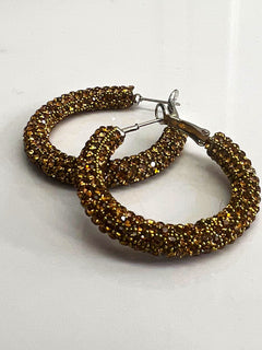 Load image into Gallery viewer, Tube Hoop Earrings 3.5cms
