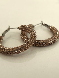 Load image into Gallery viewer, Tube Hoop Earrings 3.5cms
