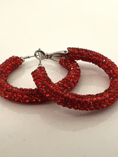 Load image into Gallery viewer, Tube Hoop Earrings 3.5cms
