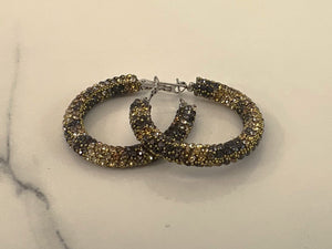 Tube Hoop Earrings 3.5cms - 10 Colours