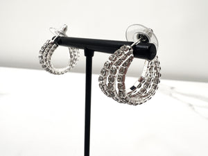 Triple Hoop Earrings - 2 Colours