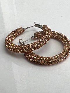 Load image into Gallery viewer, Tube Hoop Earrings 3.5cms
