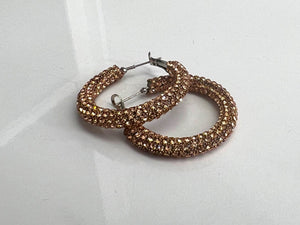 Tube Hoop Earrings 3.5cms - 10 Colours