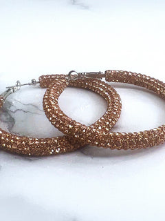 Load image into Gallery viewer, Tube Hoop Earrings 5.5cms
