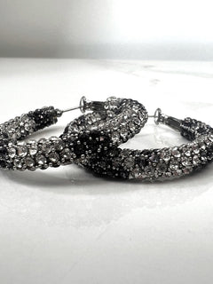 Load image into Gallery viewer, Tube Hoop Earrings 3.5cms
