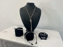 Load image into Gallery viewer, Crystal Necklace with Twist Detail - 6 Colours
