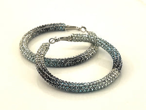 Tube Hoop Earrings 5.5cms - 14 Colours