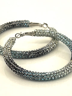 Load image into Gallery viewer, Tube Hoop Earrings 5.5cms
