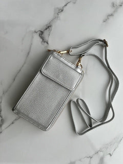 Load image into Gallery viewer, Phone Bag - Silver
