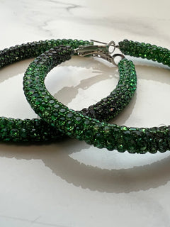 Load image into Gallery viewer, Tube Hoop Earrings 5.5cms
