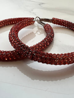 Load image into Gallery viewer, Tube Hoop Earrings 5.5cms
