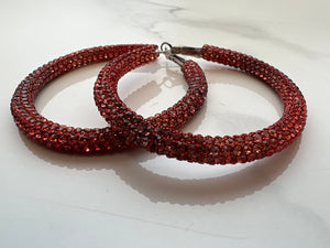 Tube Hoop Earrings 5.5cms - 14 Colours