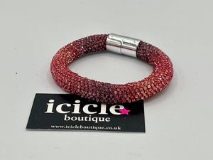 Crystal Magnetic Tube Bracelet - 7 Colours